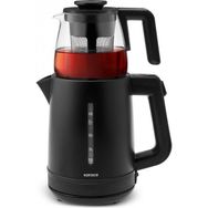 Karaca Tea Grande XL Shiny Black Çay Makinesi