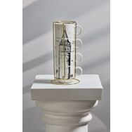 Karaca X İst Collection Galata Standlı 4 Parça Mug Kupa