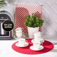 Karaca Zoya 6 Kişilik Kahve Fincanı Takımı