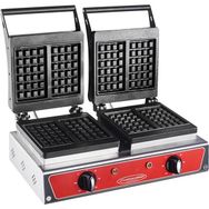 Karacasan 4'lü Endüstriyel Elektrikli Döküm Kare Waffle Makinesi