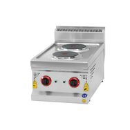 Karacasan KRCS-SOE470 Endüstriyel 700 Seri Set Üstü Elektrikli Çift Göz Ocak
