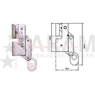 Karam KK 02 Paslanmaz Çelik 8 mm 15 Kn Halat Tutucu