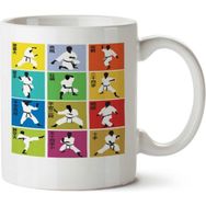 Karate Hareketler Baskılı Kupa