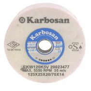 Karbosan 125 x 25 x 20 - 70 x 14 Hızar Makinesi İçi Çukur Bileme - Zımpara Taşı