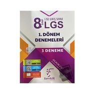 Karekök Yayınları 8.Sınıf LGS 1.Dönem Denemeleri 3 Deneme