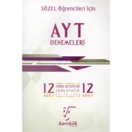 Karekök Yayınları AYT Öğrencileri İçin İddialısına 6 Sözel Denemeleri
