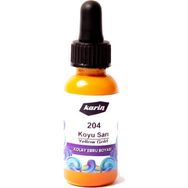Karin 204 Koyu Sarı 30 ml Ebru Boyası