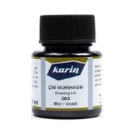 Karin 303 Mor 45 ml Çini Mürekkebi