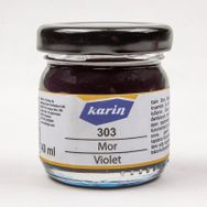 Karin 303 Mor Ezilmiş 40 ml Ebru Boyası