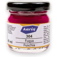 Karin 304 Fuşya 40 ml Ebru Boyası