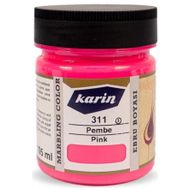 Karin 311 Pembe 105 ml Ezilmiş Ebru Boyası