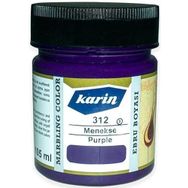 Karin 312 105 ml Menekşe Ezilmiş Ebru Boyası