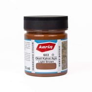 Karin 603 Oksit Kahve Açık 105 ml Ebru Boyası