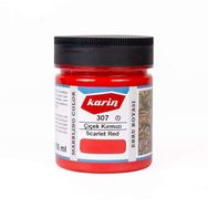 Karin Ezilmiş 307 Çilek Kırmızı 105 cc Ebru Boyası