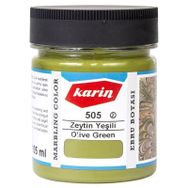 Karin Zeytin Yeşili 505 105 cc Ebru Boyası