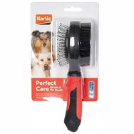 Karlie 22.5x6 cm Pro Çift Taraflı Köpek Fırçası