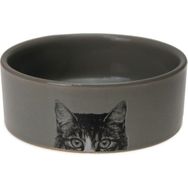 Karlie 250 ml Gri Seramik Kedi Mama Kabı