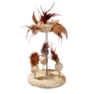 Karlie 25x15 cm Bej Yaylı Kedi Oyuncağı