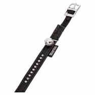 Karlie 30 cm-11 mm Siyah Deri Taşli Kedi Tasması