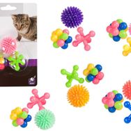Karlie 4 cm 3'lü Kauçuk Kedi Oyuncakları