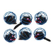 Karlie 5 cm Top İçinde Peluş Fare Kedi Oyuncağı