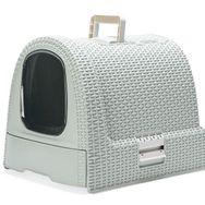 Karlie 51x38.5x39.5 Mavi Plastik Kedi Tuvaleti