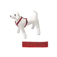 Karlie Deri Kırmızı 20mm 45x70 cm Köpek Göğüs Tasması