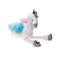 Karlie Peluş Flamingo Gökkuşağı 33x18x20 cm Köpek Oyuncağı