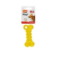 Karlie Plastik Diş Kaşıma Kemik 10x4x1.5 cm Sarı Köpek Oyuncağı