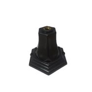 Kartaş K2362 12 cm 12 Adet Siyah Altıgen Sehpa