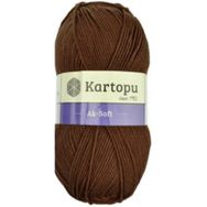 Kartopu Ak-Soft K1892 Brown Örgü İpi