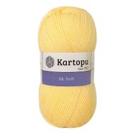 Kartopu Ak-Soft K309 Light Yellow Örgü İpi