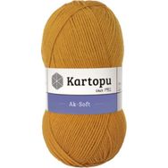 Kartopu Ak-Soft K313 Mustard Örgü İpi