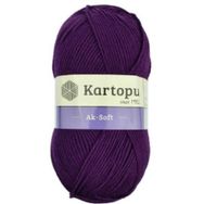 Kartopu Ak Soft K721 Mor İplik