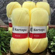 Kartopu K1331 Kristal 5'li Sarı El Örgü Lif İpi
