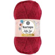 Kartopu K141 Fuşya Lotus Lux Bikini Büstiyer Bluz Simli Örgü İpi