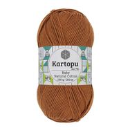 Kartopu K1834 100 gr Kiremit Kahve Baby Natural Cotton El Örgü İpi