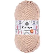 Kartopu K1873 Pudra Baby One Tüylenmeyen El Örgü İpi Yünü