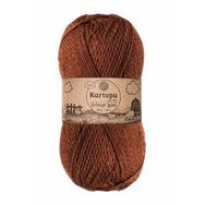 Kartopu K1892 Kahverengi Melange Wool El Örgü İpi