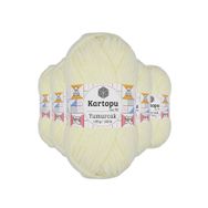Kartopu K335 5 Adet Krem Yumurcak Kadife El Örgü İpi