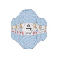 Kartopu K523 5 Adet Bebe Mavi Yumurcak Kadife El Örgü İpi