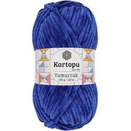 Kartopu K524 Gece Mavisi Yumurcak Kadife El Örgü İpi
