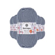 Kartopu K571 5 Adet Jeans Mavi Baby One Tüylenmeyen El Örgü İpi Yünü