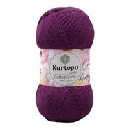 Kartopu K727 Koyu Mor Cotton Love 100 gr El Örgü İpi