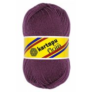Kartopu K729 Flora Mürdüm El Örgü Patik İpi