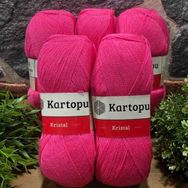 Kartopu K733 Pink Kristal El Örgü İpi