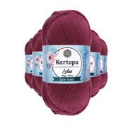 Kartopu K756 Begonvil Lotus Bikini Büstiyer Bluz 5 Adet Örgü İpi