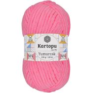 Kartopu K773 Fosfor Pembe Yumurcak Kadife El Örgü İpi