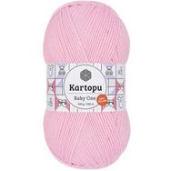 Kartopu K782 Açık Pembe Baby One Tüylenmeyen El Örgü İpi Yünü