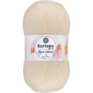 Kartopu K845 Angora Natural El Örgü İpi
